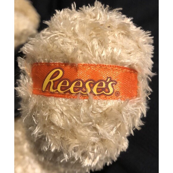 Galerie Reese's Hershey's Teddy Bear 8" Plush Faux Black Leather Biker Jacket - Picture 9 of 11